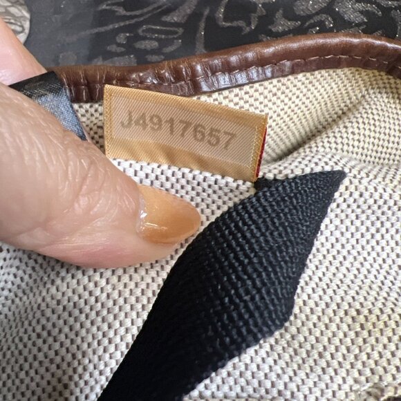 Dooney & Bourke Vintage Pebbled Leather Orange Brown Tote Handbag Purse - Picture 14 of 15